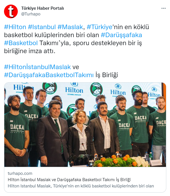 Hilton İstanbul Maslak ve Darüşşafaka Basketbol Takımı İş Birliği 5